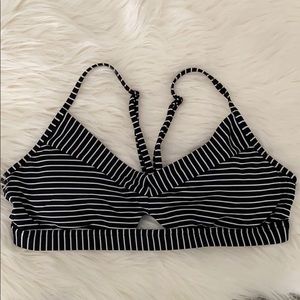 Lululemon sports bra size 10 striped